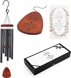 ABEICO Memorial Wind Chimes, Sympathy Wind Chimes for Loss of Loved One, Gifts for Who Loss of Dad, Mom