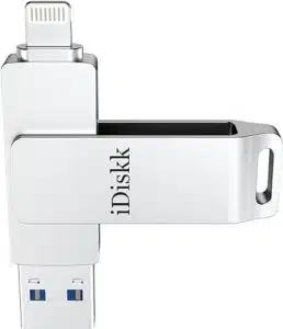 Mfi Certified iDiskk 1TB USB Flash Drive Storage Photo Stick for iPhone (14/13/12/11 Pro/Plus/Pro Max,13/12 Mini,XR,XS,XS Max,X),Lightning iPad, MacBook/PC External USB Storage