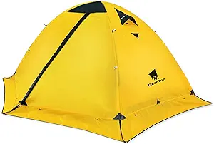 GEERTOP Ultralight 2 Person Backpacking Tent 4 Season Waterproof Camping Tent Double Layer Cold Weather Easy Set Up Tents for Family Camp, Hiking, Hunting Outdoor Mountaineering Travel