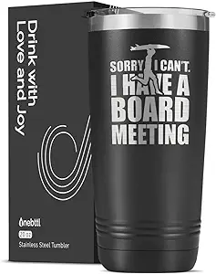 Onebttl Surfing Gifts for Men, 20oz Stainless Steel Tumbler Cup with Lid, Double Wall Vacuum Insulated Travel Coffee Mug