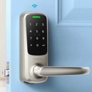 ULTRALOQ Latch 5 Smart Lock - Built-in WiFi Smart Door Lock with NFC - Keyless Entry Door Lock - Digital Touchscreen Keypad Door Lock