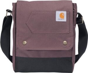 Carhartt, Durable, Adjustable Crossbody Bag with Flap Over Snap Closure