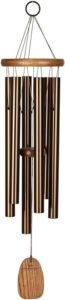 Woodstock Wind Chimes Amazing Grace Chime Medium (24'') Bronze Wind Chime Inspirational and Memorial Gifts Wind Chimes for Outside Patio Home or Garden Decor