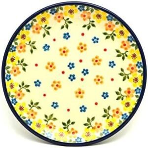 Polish Pottery Plate - Bread & Butter (6 1/4") - Buttercup