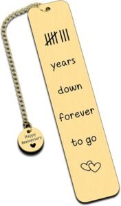 Christmas Gifts for Women Men Happy Anniversary Bookmark Regalos De Aniversario