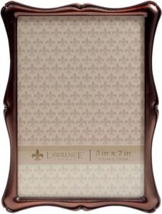 Lawrence Frames 5x7 Oil Rubbed Bronze Romance Picture Frame