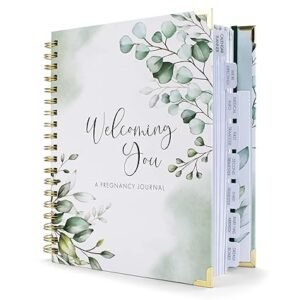 Pregnancy Journal and Memory Book with Stickers and Keepsake Pocket - Lovely Must Have Gift for First Time Moms to Be - The Perfect Planner to Track Your Little Ones Life-Changing Journey