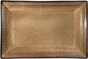 Cambria Rectangle Platter, 14" x 9", Brown