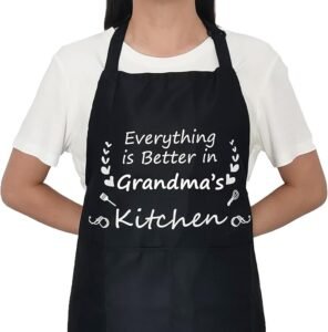 Gifts for Mom, Birthday Gifts from Daughter Son, Cute Apron Christmas Gift for Mom, Mothers Day Gifts for Mom