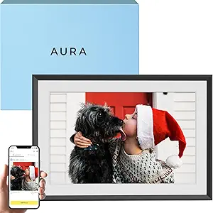 Aura Digital Picture Frame - 10.1" HD Mat Display | Wirecutter's Best Digital Frame for Gifting