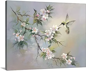 CANVAS ON DEMAND Hummingbird Canvas Wall Art Print by Mimi Jobe