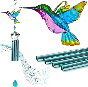 Hummingbird Wind Chimes, Wind Chimes for Outdoor